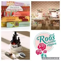 roos met witte stippen